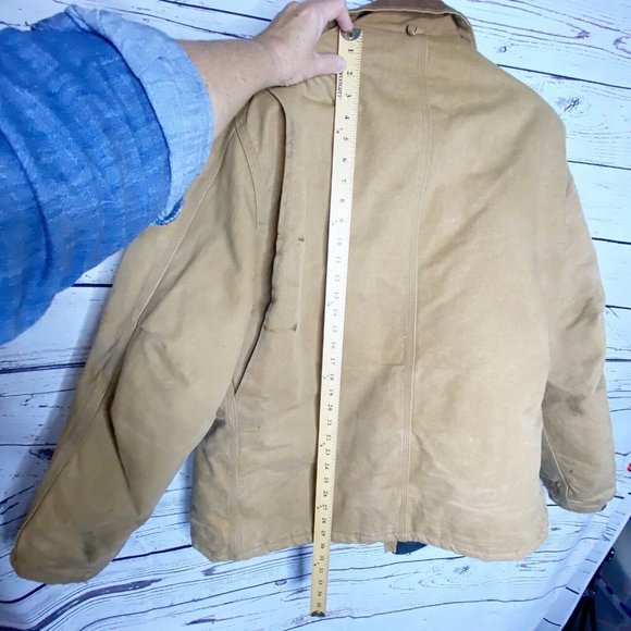 Carhartt Mens Vintage Duck Distressed Worn Workwear Jacket Chore Coat XXL - Picture 6 of 10